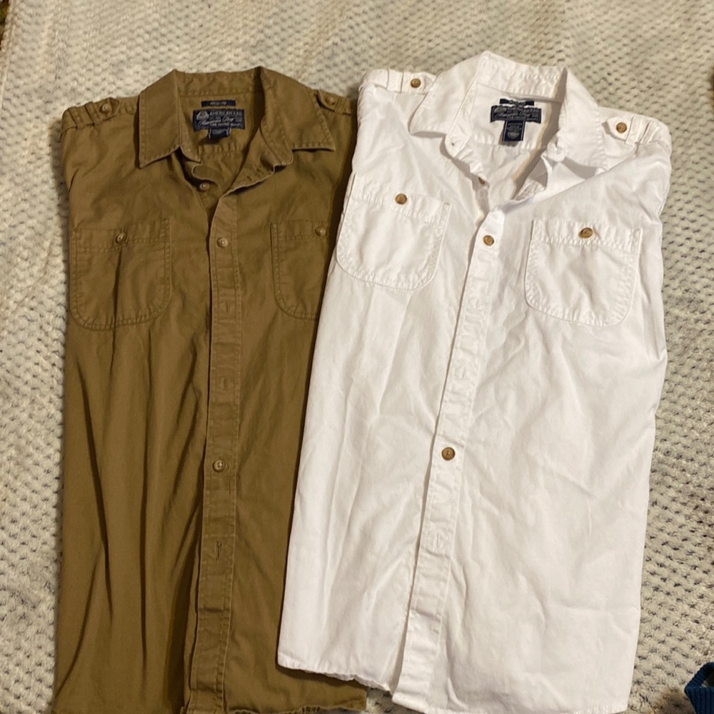 💙lot of 2💙 American Rag long sleeve mens shirt size medium